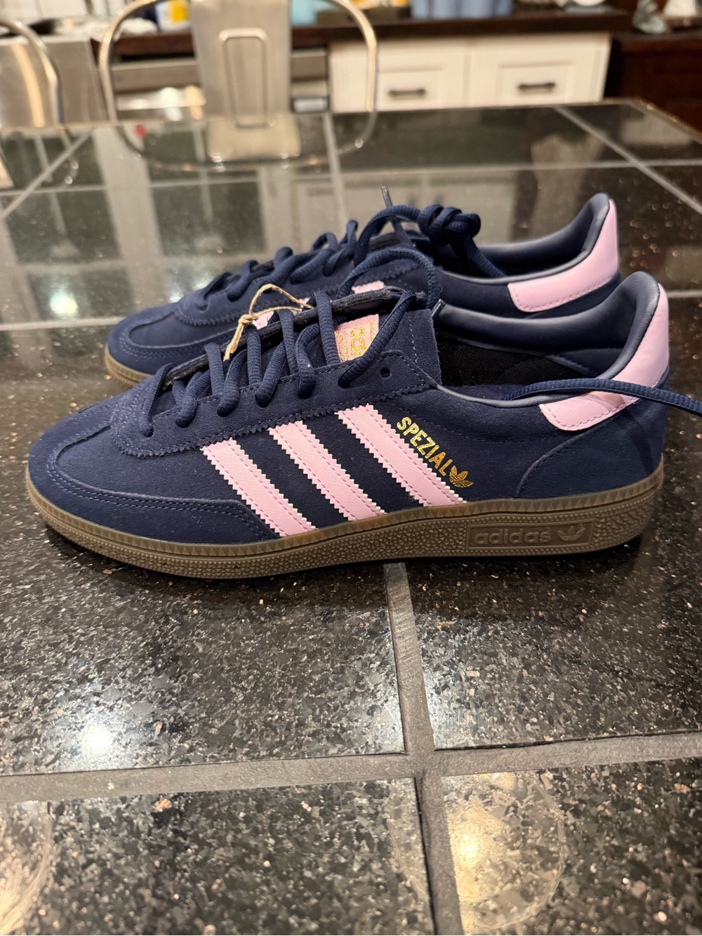 Adidas Handball Spezial Womens 6.5 Night Indigo Orchid Fusion JI2903 New No Box